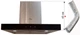 Вытяжка Luxor Bella F 60 ix 1450 LED + 4 скорости турбины, черный / нержавеющая сталь - изображение 2
