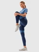 Спортивные леггинсы для фитнеса женские 4F Tights Fnk F137 4FAW23TFTIF137-32S XS Синие (5904698524778) - изображение 4