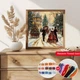 Набір для вишивання хрестиком "Вікторіанська казка" 14CT, 30x30 см, канва Аїду з нанесеним малюнком - зображення 7