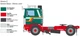 Збірна модель 1:24 вантажівка Volvo F12 Intercooler Low Roof with accessories Italeri 3957 - зображення 6