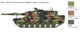 Збірна модель 1:35 танк "Леопард" Leopard 2A4 Italeri 6559 - зображення 9