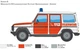 Збірна модель 1:24 автомобіль Mercedes Benz G230 Feuerwehr Italeri 3663 - зображення 6