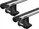 Багажник на гладкий дах Thule SlideBar Evo для Toyota bZ4X (mkI); Subaru Solterra 2022→ (TH 892-7105-5314) - изображение 1