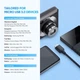 Дата кабель USB-C 3.1 to Micro USB 3.0 1.0m 3A US312 black Ugreen (20103) - изображение 9