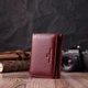 Кошелек ST Leather Кожаный Бордовый (22507) - изображение 10