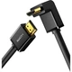 Кабель мультимедийный HDMI M to HDMI M 2.0m 90° corner HD103 black Ugreen (10173) - изображение 1