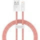 Дата кабель USB 2.0 AM to Lightning 1.0m 2.4A orange Baseus (CALD000407) - зображення 1