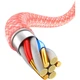 Дата кабель USB 2.0 AM to Lightning 1.0m 2.4A orange Baseus (CALD000407) - зображення 4