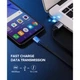 Дата кабель USB 2.0 AM to USB-C 0.5m 3A US288 black Ugreen (60125) - зображення 2