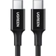 Дата кабель USB-C to USB-C 1.5m 5A 100W US300 black Ugreen (20528) - зображення 1