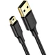 Дата кабель USB 2.0 AM to Mini 5P 1.5m US132 black Ugreen (10385) - зображення 1