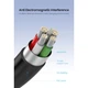 Дата кабель USB 2.0 AM to Mini 5P 1.5m US132 black Ugreen (10385) - зображення 6