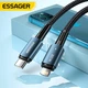 Дата кабель USB-C to Lightning 0.5m 20W black Essager (EXCTL-CGB01) - изображение 6
