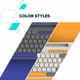 Клавіатура Canyon HKB-W03 Wireless UA Beige (CNS-HKBW03BG) - зображення 8