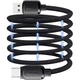 Дата кабель USB 2.0 AM to USB-C 1.0m 7A black Essager (EXCT-TD01-P) - зображення 6