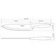 Кухонний ніж Tramontina Plenus Light Grey Chef 203 мм (23426/138) - зображення 3