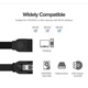 Кабель для передачи данных SATA 3 Data Cable 0.5m 90° corner US217 Black Ugreen (30797) - изображение 5