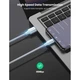 Дата кабель USB 2.0 AM to USB-C 0.25m 3A braided US288 white Ugreen (60129) - зображення 4