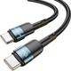 Дата кабель USB-C to USB-C 1.0m 100W blue Essager (EXCTT1-XC03) - изображение 2