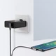 Дата кабель USB 2.0 AM to USB-C 2.0m 3A 90° corner US176 black Ugreen (20857) - зображення 4