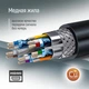 Кабель мультимедійний HDMI M to HDMI M 10.0m V2.0 4K60Hz black ColorWay (CW-CBHD081-BK) - зображення 2