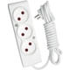 Сетевой удлинитель TECCO 3м 3 поста white (8681277841293) - изображение 1