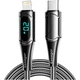 Дата кабель USB-C to Lightning 1.0m 20W Digital Display black Essager (EXCTL-YD01) - изображение 1
