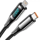 Дата кабель USB-C to Lightning 1.0m 20W Digital Display black Essager (EXCTL-YD01) - изображение 7