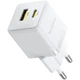 Зарядное устройство Baseus Palm Fast Charger C+U 20W moon white (P10111608213-00) - изображение 1