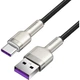 Дата кабель USB 2.0 AM to USB-C 1.0m Cafule Metal 66W black Baseus (CAKF000101) - изображение 8