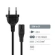 Кабель питания C7 3m black ColorWay (CW-CBP086-BK) - изображение 12