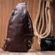 Сумка Vintage Из экокожи Коричневая (22794) - изображение 4