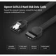 Кабель для передачи данных SATA 3 Data Cable 0.5m US217 Black Ugreen (30796) - изображение 5