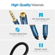 Кабель мультимедийный 3.5mm M to 3.5mm F 1.0m AV118 blue Ugreen (40673) - изображение 3
