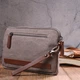 Сумка Vintage Из текстиля Серая (21259) - изображение 4