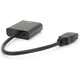 Переходник HDMI M to VGA F + Audio 0.1m 4K/2K black Voltronic (YT-C-HDMI(M)/VGA(F)+AUX-B) - изображение 2