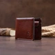 Портмоне Grande Pelle В гладкой коже Коричневое (11308) - изображение 4