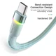 Дата кабель USB 2.0 AM to USB-C 1.0m 3A LED blue Essager (EXCT-XCD03) - изображение 3
