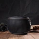 Сумка Vintage Женская через плечо из натуральной кожи Черная (22122) - изображение 6