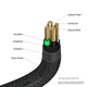 Дата кабель USB 2.0 AM to USB-C 1.2m black Verbatim (31843) - зображення 5