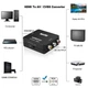 Перехідник HDMI в AV (RCA тюльпан) адаптер. Чорний - зображення 4