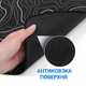 Большой игровой топографический коврик для мыши 800 х 300 х 3 мм. Черный - изображение 3