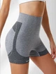 Спортивні шорти з високою посадкою Honey Fashion Accessories M сірі (50к019) - изображение 2