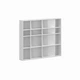 Стелаж книжковий Light №2 1200х160х1000 Білий діамант (GALT14010000000) - зображення 2