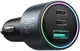 Автомобільний зарядний пристрій JOYROOM JR-CCN07 145W 2xUSB-C USB-A + 100W USB-C Cable Dark Gray (6956116764968) - зображення 3