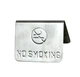 Табличка настольная NO SMOKING 7,5х5,5 см из нержавеющей стали - изображение 2