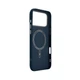 Карбоновый чехол для Apple iPhone 17 Pro Max/18 Pro Max, LikeCarbon2 MagCase, синий, тонкий защитный чехол-панель из поликарбоната с магнитами N52, MagSafe, противоударный, совместим с беспроводной зарядкой, приподнятые края для защиты камеры - изображение 4