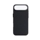 Карбоновый чехол для Apple iPhone 17 Air, LikeCarbon2 MagCase, Черный, тонкий защитный чехол-панель из поликарбоната с магнитами N52, MagSafe, противоударный, совместим с беспроводной зарядкой, приподнятые края для защиты камеры - изображение 1
