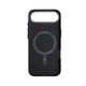 Карбоновый чехол для Apple iPhone 17 Air, LikeCarbon2 MagCase, Черный, тонкий защитный чехол-панель из поликарбоната с магнитами N52, MagSafe, противоударный, совместим с беспроводной зарядкой, приподнятые края для защиты камеры - изображение 2