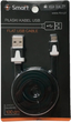 Kabel SmartGPS microUSB - USB-A 1m Black (5905279820654) - obraz 3